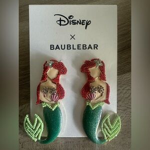 Brand New Disney x Baublebar Ariel Earrings
